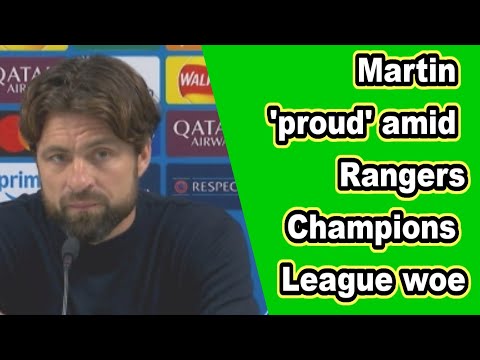 Martin “Proud” Despite Rangers’ Champions League Setback | 3-1 vs Club Brugge 🔵⚽