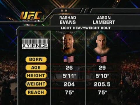 Rashad Evans vs Jason Lambert full fight