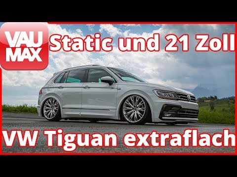 VW Tiguan „gepfeffert" und mit 21 Zoll: SUV extra flachgelegt!