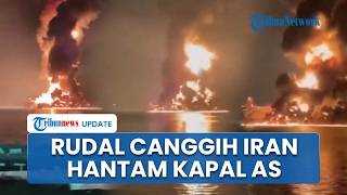 Rudal Iran Hantam Kapal Perang AS di Hormuz! Armada Terbakar Hebat & Tenggelam, CENTCOM Buka Suara