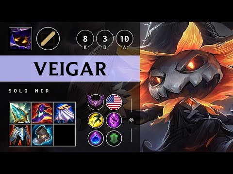 Veigar Mid vs Xerath: Unstoppable - NA Master Patch 14.24