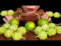 ASMR Mouth Watering Eating Spicy Lime Chili Sauce ยำมะนาว Recipe