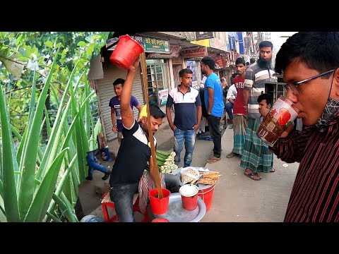 Tk 30 Unique#Healthy Street Drinks Aloe Vera Juice Bengali Aloe Vera Shorbot Health Benefits BD Food