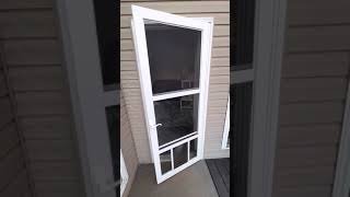 Review: Larson Pet View Storm Door with dog door