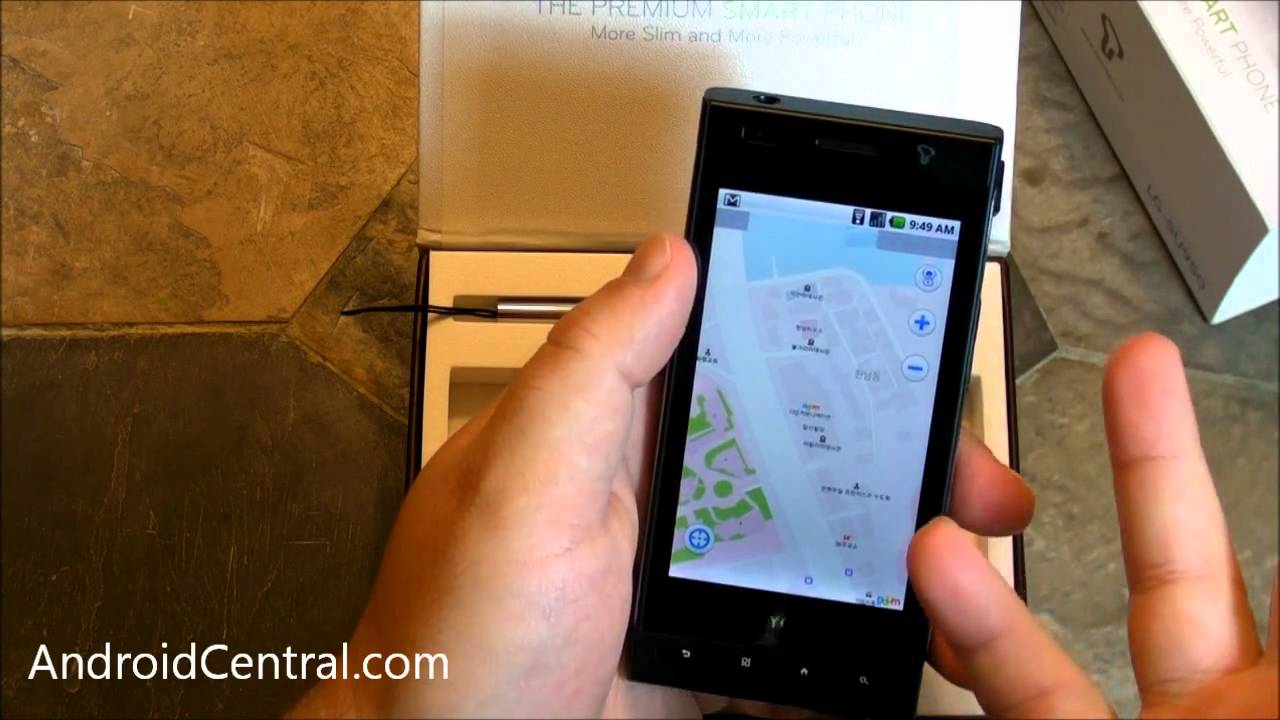 LG Optimus Z hands-on - YouTube