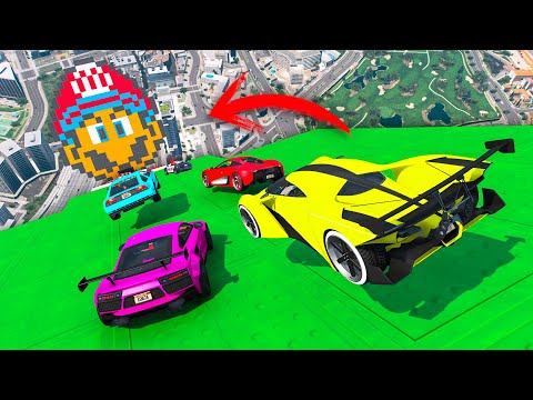 MEGA RAMPA 840.000% IMPOSIBLE! NIVEL MARIO BROS!! - GTA 5 ONLINE