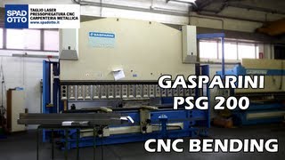 preview picture of video 'Spadotto SRL - Pressopiegatura CNC - CNC Bending - Gasparini PSG 200 (720p)'