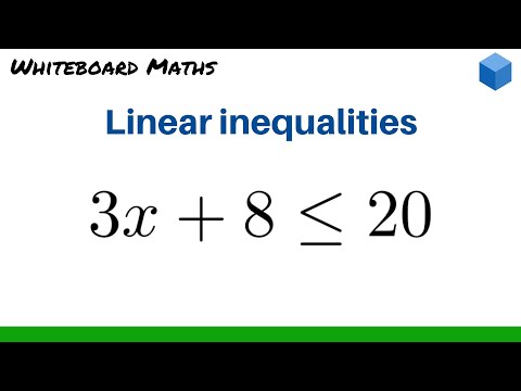 Solving linear inequalities