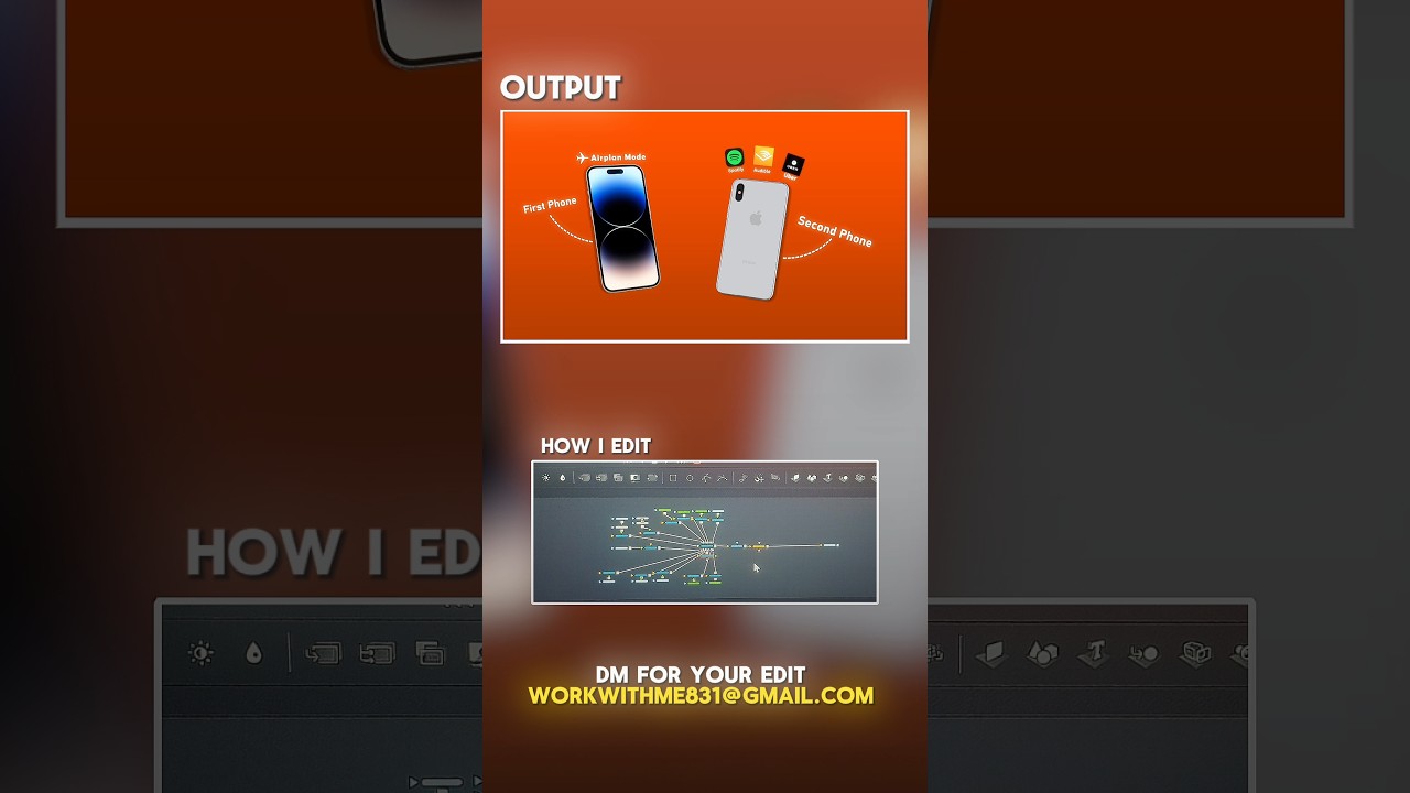 Motion Graphic edit in Davinci Resolve💰 | #shorts