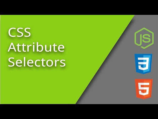 Thumbnail of Using attribute selectors lesson