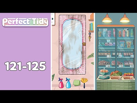 Perfect Tidy Levels 121-125 | Every Puzzle Solved! 🎯