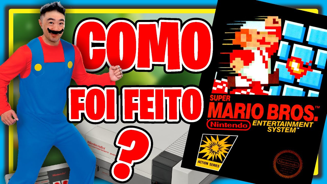 COMO FOI A CRIAÇÃO E DESENVOLVIMENTO DO MAIOR JOGO DE PLATAFORMA DA HISTÓRIA ? SUPER MARIO BROS.