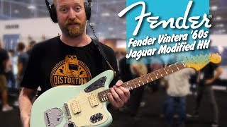 Video thumbnail for Fender Vintera '60s Jaguar Modified HH - the 'Not Vintage" vintera - SNAMM 2019 - #blessed by 60 Cycle Hum
