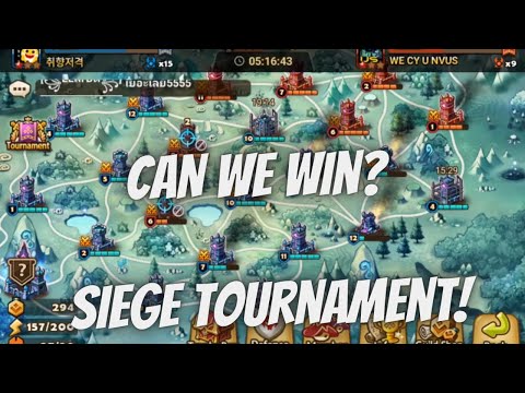 Let's Play Siege Battle Tournament Style, Can We Actually Win? - Summoners War