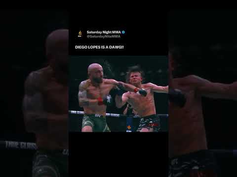 Diego Lopes went to WAR. #ufc #ufc314 #diegolopes #alexandervolkanovski