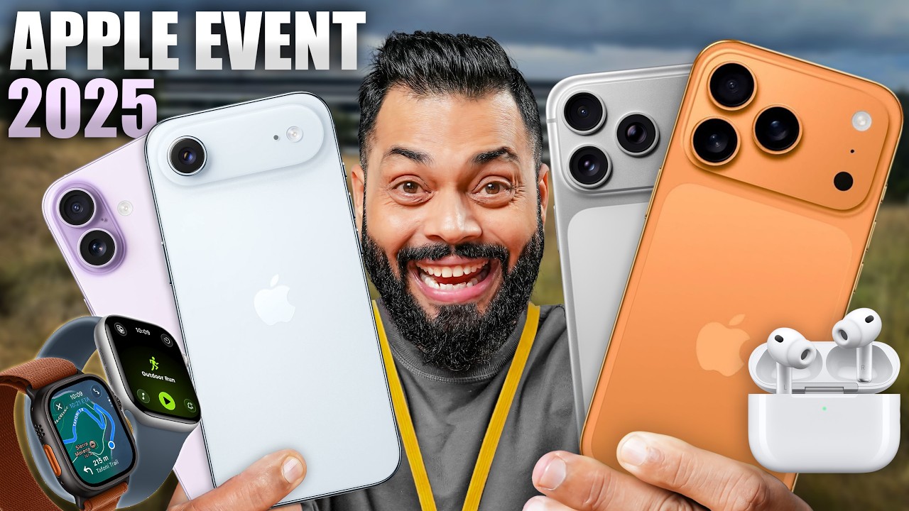 iPhone 17, iPhone Air & iPhone 17 Pro Max Hands On & First Look ⚡120Hz, 8X Tele, A19 Pro & More