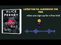 Good Bad Girl by Alice Feeney | The Psychological Thriller Everyone Is Talking About