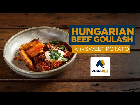 Hungarian Beef Goulash with Sweet Potato