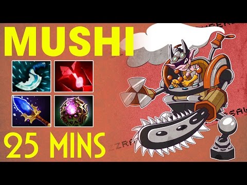 Mushi Timbersaw - 25 Mins = Dagger + Bloodstone + Scepter + Octarine Core