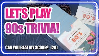 Play Trivia on Youtube! 1990's Trivia Alone or with Friends and Family!