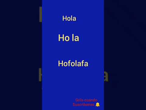 Cómo hablar con "F" palabras sencillas