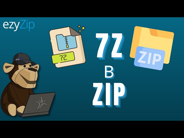 Как конвертировать 7Z в ZIP онлайн!