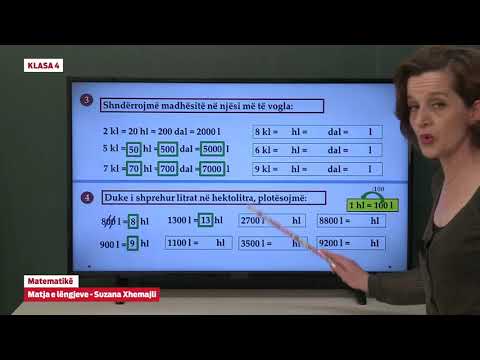 e Mesimi Klasa 4 - 4048 Matematikë - Matja e lëngjeve
