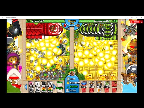 BTD Battles :: Insane Late Game :: Megaboost Bananza :: Round 100+