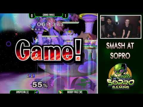 SoPro 37 SSBM - Unspecial (Falco) Vs. Bobby Frizz Fox (Fox) Grand Finals