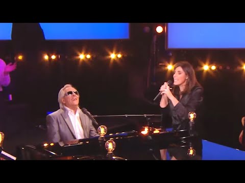 Gilbert Montagné et Sandrine Sarroche sur "on va s'aimer"