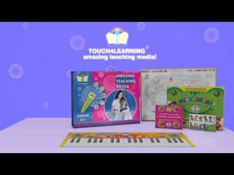 Интерактивный набор с говорящей ручкой Touch4learning (Обучающая ручка-репетитор)