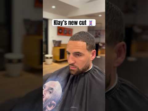 Klay Thompson with the new look 🔥💈 (via jramcuts/TT)