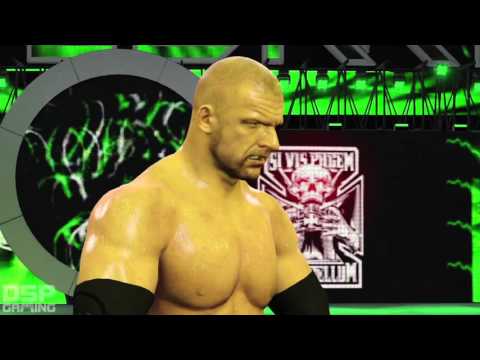 WWE2K16 My Career Mode pt74 - Wrestlemania! DSP/Sting vs. HHH/Rollins