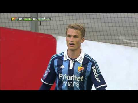 Se Sebastian Anderssons hattrick i första halvleken - TV4 Sport