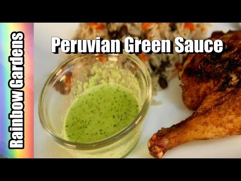 4K Peruvian Green Sauce Recipe with Smoky Chicken, Aji Verde Sauce