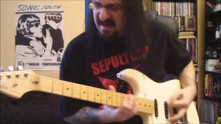 Sepultura - septic schizo - guitar cover - Full HD