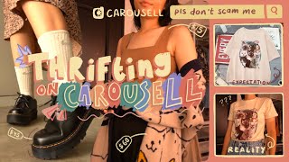 thrifting on carousell 🍄☀️ second hand shopping alternative in singapore?