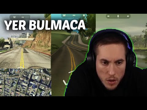 Rraenee Haritaya göre Yer Bulma Oynuyor! (GTA V, San Andreas...) | Lostgamer