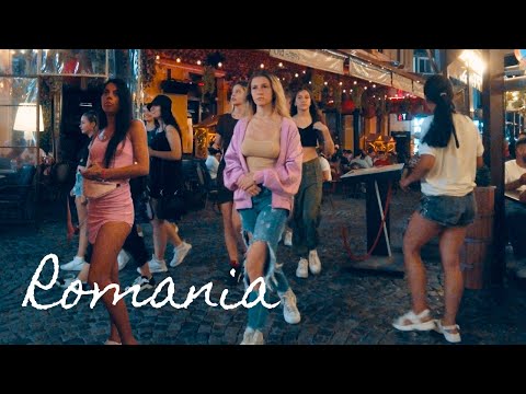 Bucharest Romania Nightlife 2024 FULL TOUR 🇷🇴 4k Walking Tour Vlog Romania Nightlife
