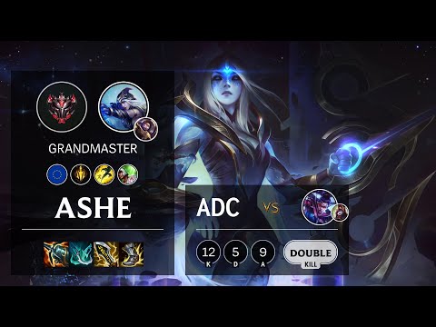 Ashe ADC vs Vayne - EUW Grandmaster Patch 11.10
