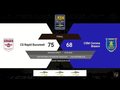 LNBM Getica 95 2023-2024: Rapid București - CSM Corona Brașov