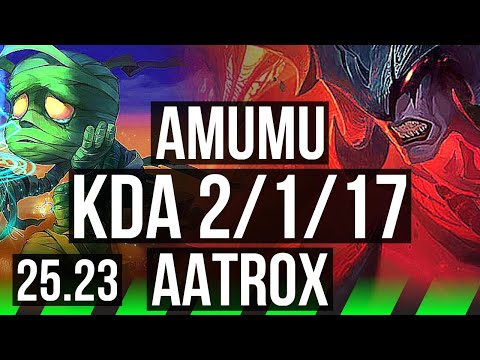 AMUMU vs AATROX (JGL) | Rank 8 Amumu | NA Grandmaster | 25.23