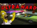 I Beat ULTRA HARD MODE In The Simpsons Hit & Run