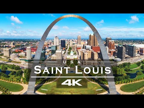 Saint Louis, Missouri - USA 🇺🇸 - by drone [4K]