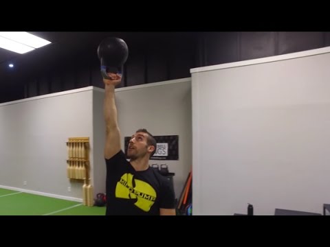 bottoms-up clean from the hang position
