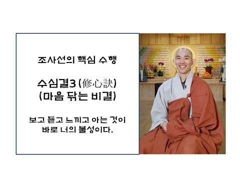 수심결3-- 보고 듣고 느끼고 아는 것이 바로 불성이다