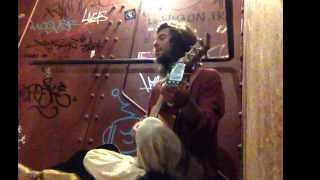 Sam Garrett busking in london - I'm Alive