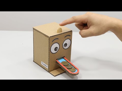 Build a Box Eating Coin - Coin Saving Bank
