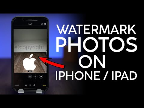 How to Watermark Photos on your iPHone iPad iOS 15