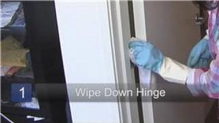 Household Cleaning Tips : How to Clean Door Hinges